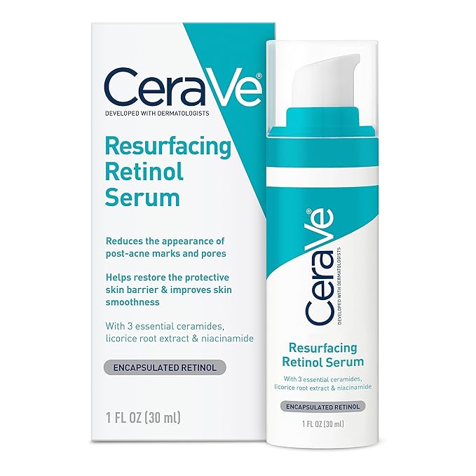 CeraVe Retinol Niacinamide Serum Acne Scar Texture Improvement 1 Oz CeraVe Retinol Niacinamide Serum Acne Scar Texture Improvement 1 Oz